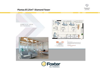 Diamond Tower - Salas de 41 m² a partir de R$ 444 mil à vista