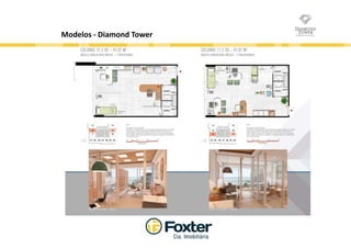 Diamond Tower - Salas de 41 m² a partir de R$ 444 mil à vista