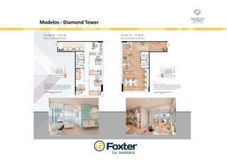 Diamond Tower - Salas de 41 m² a partir de R$ 444 mil à vista