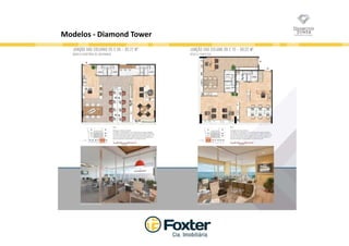 Diamond Tower - Salas de 41 m² a partir de R$ 444 mil à vista