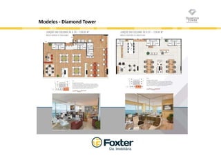 Diamond Tower - Salas de 41 m² a partir de R$ 444 mil à vista