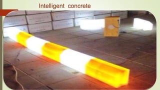 Intelligent concrete
 