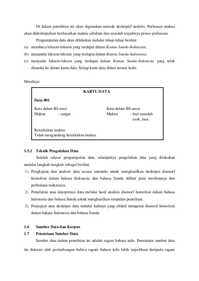 Diamorf dalam bahasa indonesia dan bahasa sunda jatmika 
