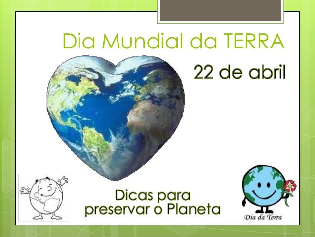 Dia Mundial Da Terra 9 Âº G