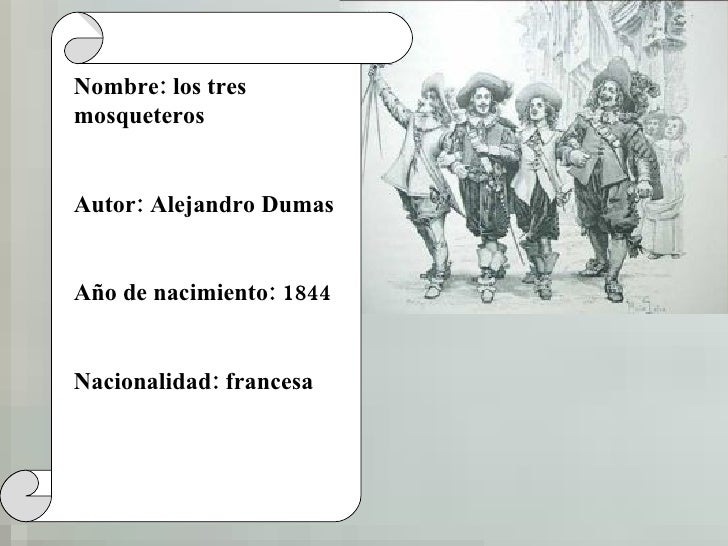 Los Nombres De Los Tres Mosqueteros