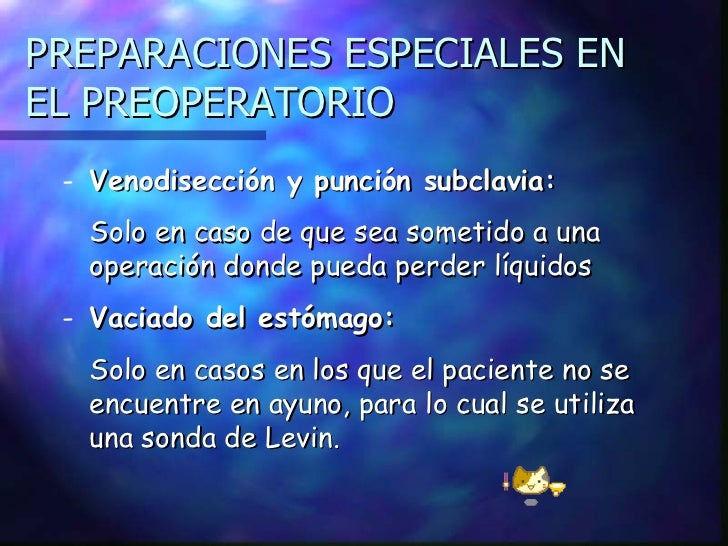 manejo preoperatorio manejo preoperatorio