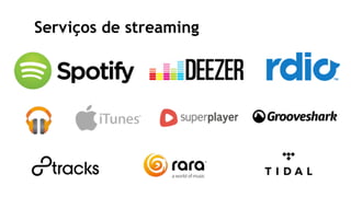 Serviços de streaming
 