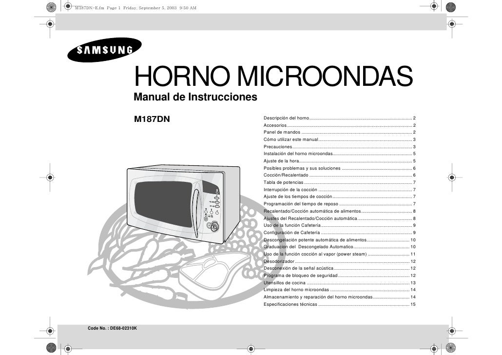 Microondas artrom manual de instrucciones del
