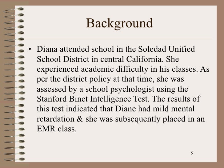 diana v state board of education 1970 diana vs board of education