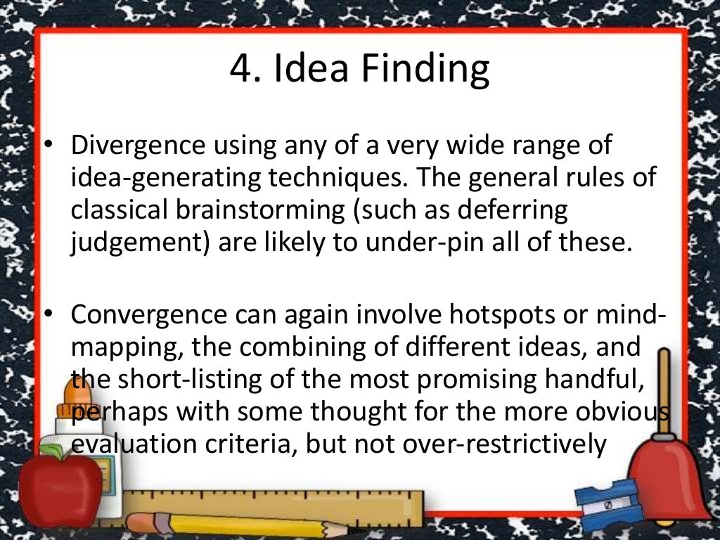Problem solving and creativity