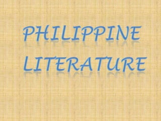 Philippine Literature 