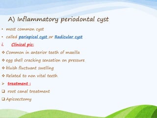 most common dental cysts in radiology | PPSX