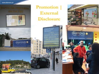 Commitment| Solidarity| Tolerance| Internacionality… Inspiring Change! Dianova Portugal© 19
Promotion |
External
Disclosure
 