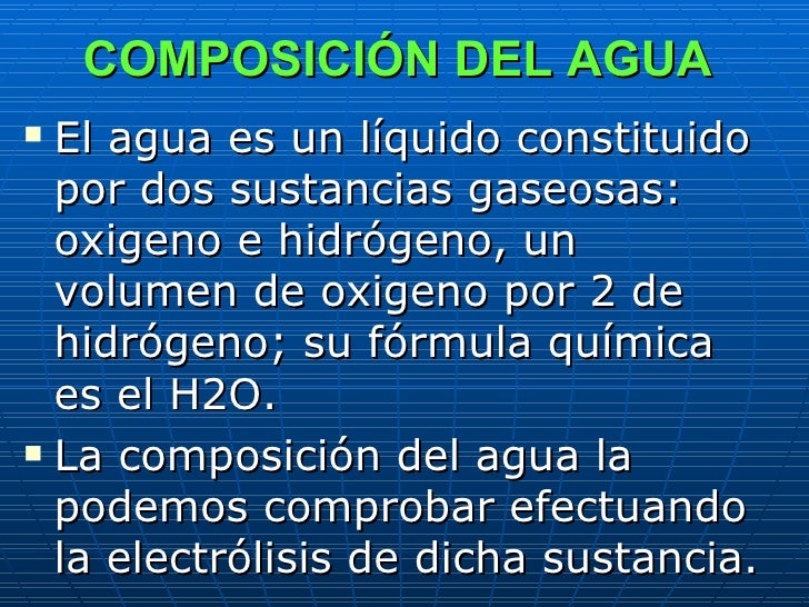 EL AGUA