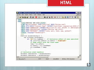 HTML
 