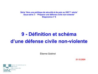Étienne Godinot
21.12.2024
Série ‘Vers une politique de sécurité et de paix au XXIème siècle’
Sous-série 3 - ‘Préparer une...