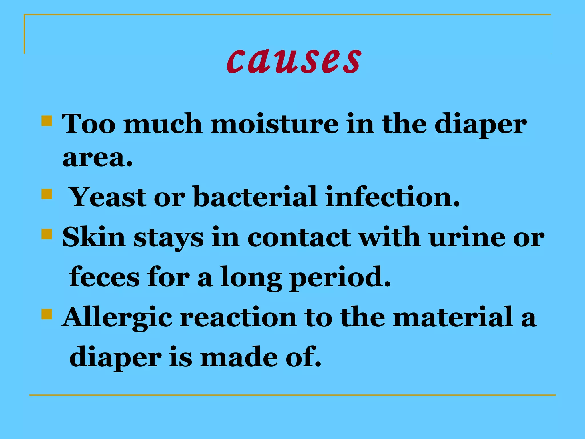 Diaper rashes | PPT