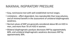 Weak Mip Values Diaphragm disorder Dr Kantam Chakraborthy disorders.pptx
