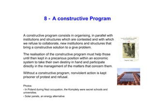 S. — 01. The means and steps of a nonviolent action campaign | PPT