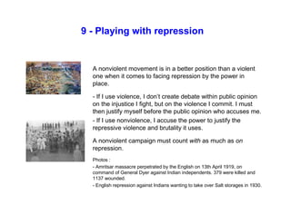 S. — 01. The means and steps of a nonviolent action campaign | PPT