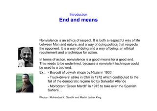 S. — 01. The means and steps of a nonviolent action campaign | PPT