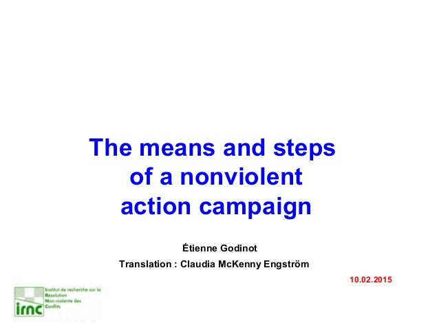 four steps in a nonviolent campaign mlk Gandhi he does so by explaining his nonviolent campaign and his four basic steps “we have gone through all of these steps in birminghamracial injustice engulfs this community. four steps in a nonviolent campaign mlk Gandhi he does so by explaining his nonviolent campaign and his four basic steps “we have gone through all of these steps in birminghamracial injustice engulfs this community.