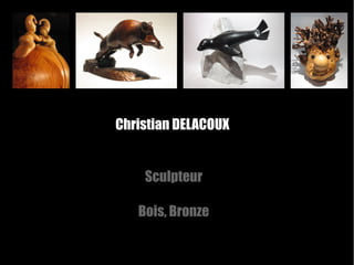 Christian DELACOUX
Sculpteur
Bois, Bronze
 