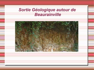 Sortie Géologique autour de
Beaurainville
 