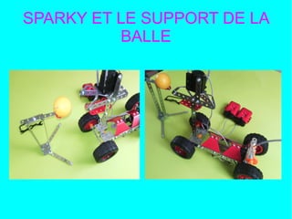 SPARKY ET LE SUPPORT DE LA
BALLE