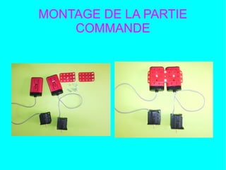 MONTAGE DE LA PARTIE
COMMANDE