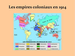 Les empires coloniaux en 1914