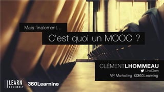 French Touch de l'Education 2013 - Les MOOCs, c'est quoi finalement ?