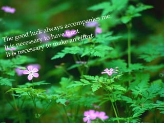 improve your life ...