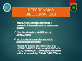 REFERENCIAS
BIBLIOGRAFICAS
 