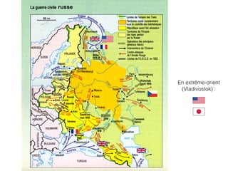 En extrême-orient
(Vladivostok) :
russe
 