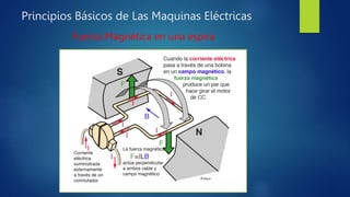 Principios Básicos de Las Maquinas Eléctricas
Fuerza Magnética en una espira
 