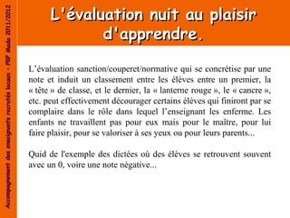 AccompagnementdesenseignantsrecrutéslocauxAccompagnementdesenseignantsrecrutéslocaux–PRFMada2011/2012–PRFMada2011/2012
L’é...