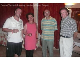Punch /Accueil des congressistes à l’hôtel Amyris 