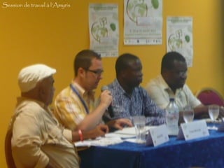 Session de travail à l’Amyris 