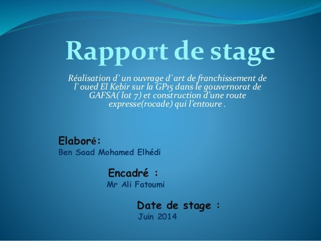Exemple De Journal De Stage Technicien Rempli  heradega
