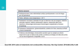 58
Guía ESC 2015 sobre el tratamiento de la endocarditis infecciosa. Rev Esp Cardiol. 2016;69(1):69.e1-e49
 