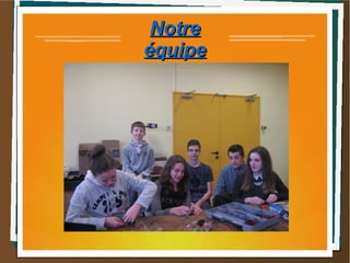 NotreNotre
équipeéquipe
 