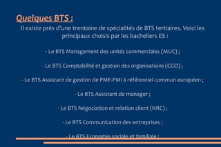 Présentation d'un IUT : Le DUT GEA, Gestion des Entreprises et des   Administrations. Ce DUT s'étend sur 4 semestre. Au bout des semestres 3 & 4 , l'étudiant choisit des enseignements complémentaires, des enseignements liés au coeur de la compétence de la spécialité. Cet IUT permet de préparer l'une des 3 voies possibles :  - une insertion professionnelle comme technicien supérieur  ( Bac + 2 ) ; - une poursuite d'études courtes en licence professionnelle  ( Bac + 3 ) ;  - une poursuite d'études longues ( Bac + 5 ) en licence et Master, IUP, écoles d'ingénieur, école de commmerce, écoles de gestion selon les spécialités. 