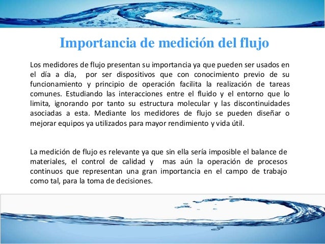 Unidad V. Medicion de Flujos.