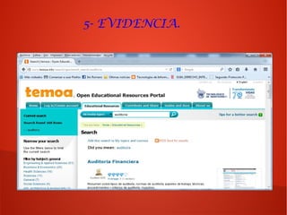 5- EVIDENCIA.
 