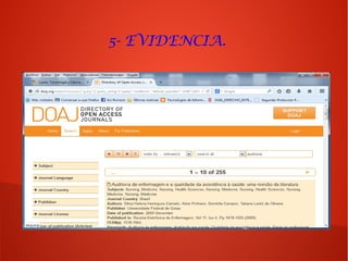 5- EVIDENCIA.
 
