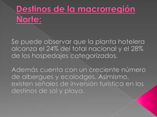 Diapo de planta turistica