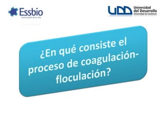 ¿En qué consiste el proceso de coagulación-floculación?