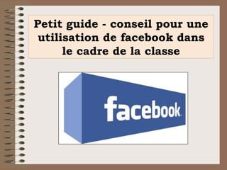 Tutoriel facebook Collège Henri Wallon