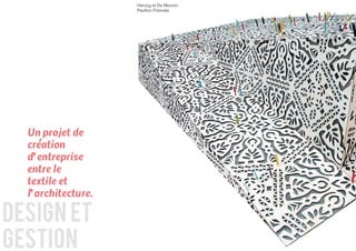 Herzog et De Meuron,
                    Pavillon Polonais




  Un projet de
  création
  d’entreprise
  entre le
  textile et
  l’architecture.

design et
gestion
 